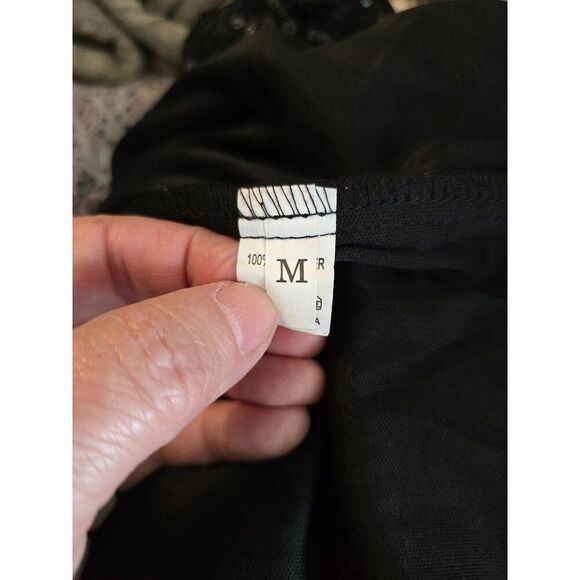 Vintage Black Sequin & Fringe Flapper Dress homecoming formal bling glam sparkle - Picture 5 of 6